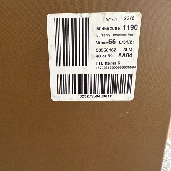 COPY - Brand new Burberry Jack Check Low top sneaker - Archive Beige - Picture 9 of 9